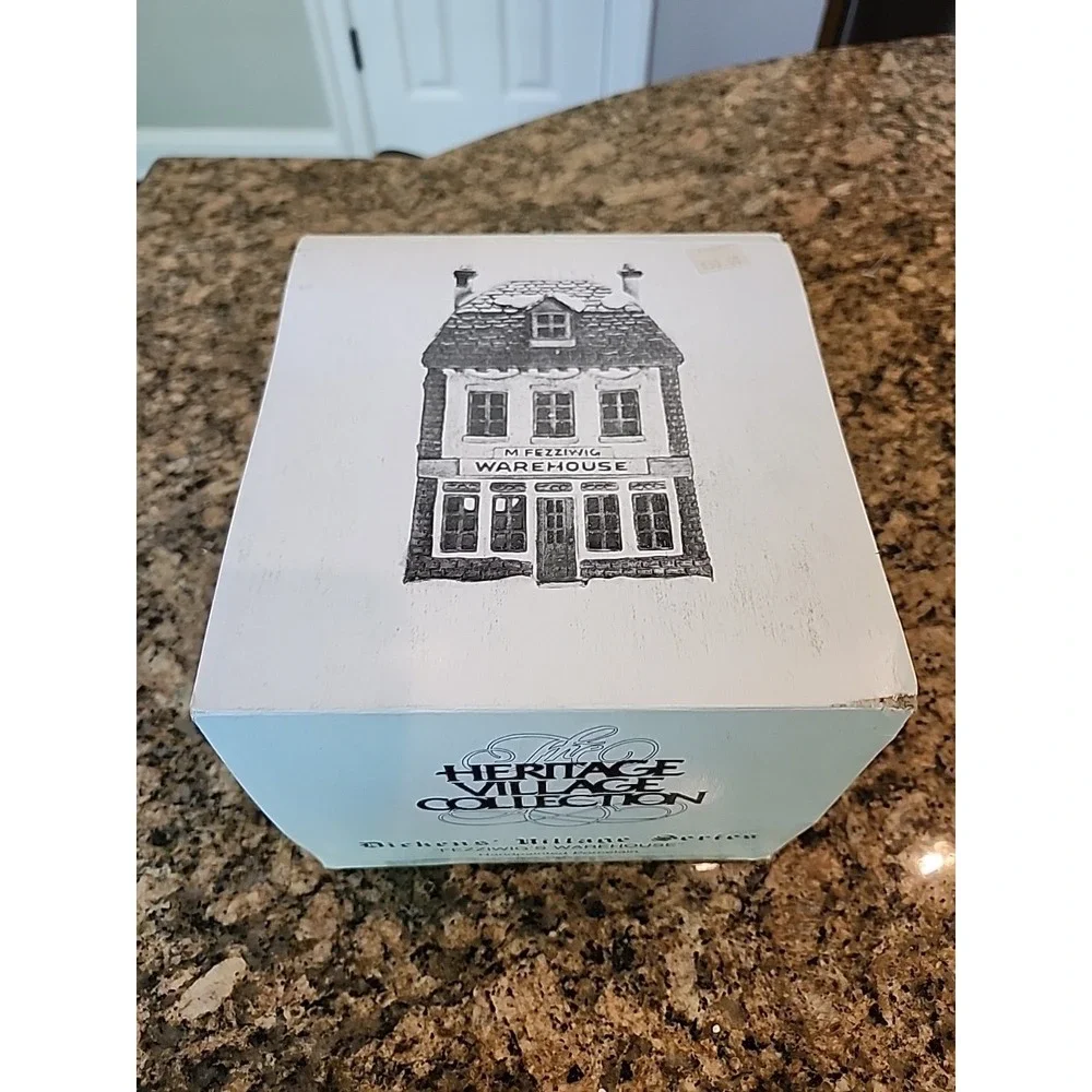 Dept 56 Dicken's Village Series A Christmas Carol M FEZZIWIG‎ WAREHOUSE